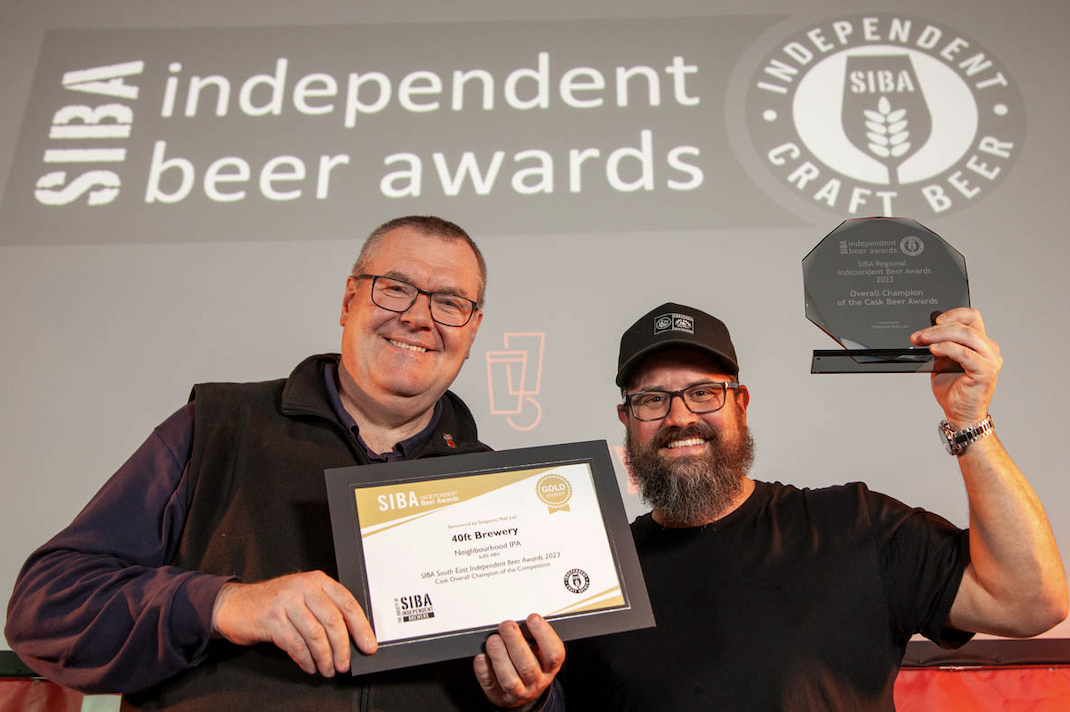 40FT Brewery Celebrates Victory at the SIBA South East Independent Beer Awards 2023