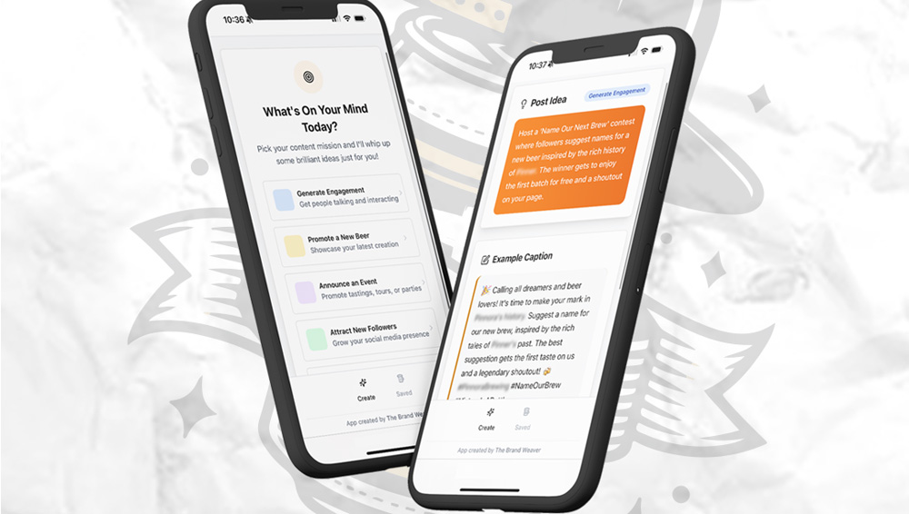 Brew Post Buddy, created by brewery brand strategist Tim Weaver (The Brand Weaver), is a simple mobile app that generates tailored, authentic, and actually useful content ideas based on a brewery’s goals, beer styles, and tone of voice.