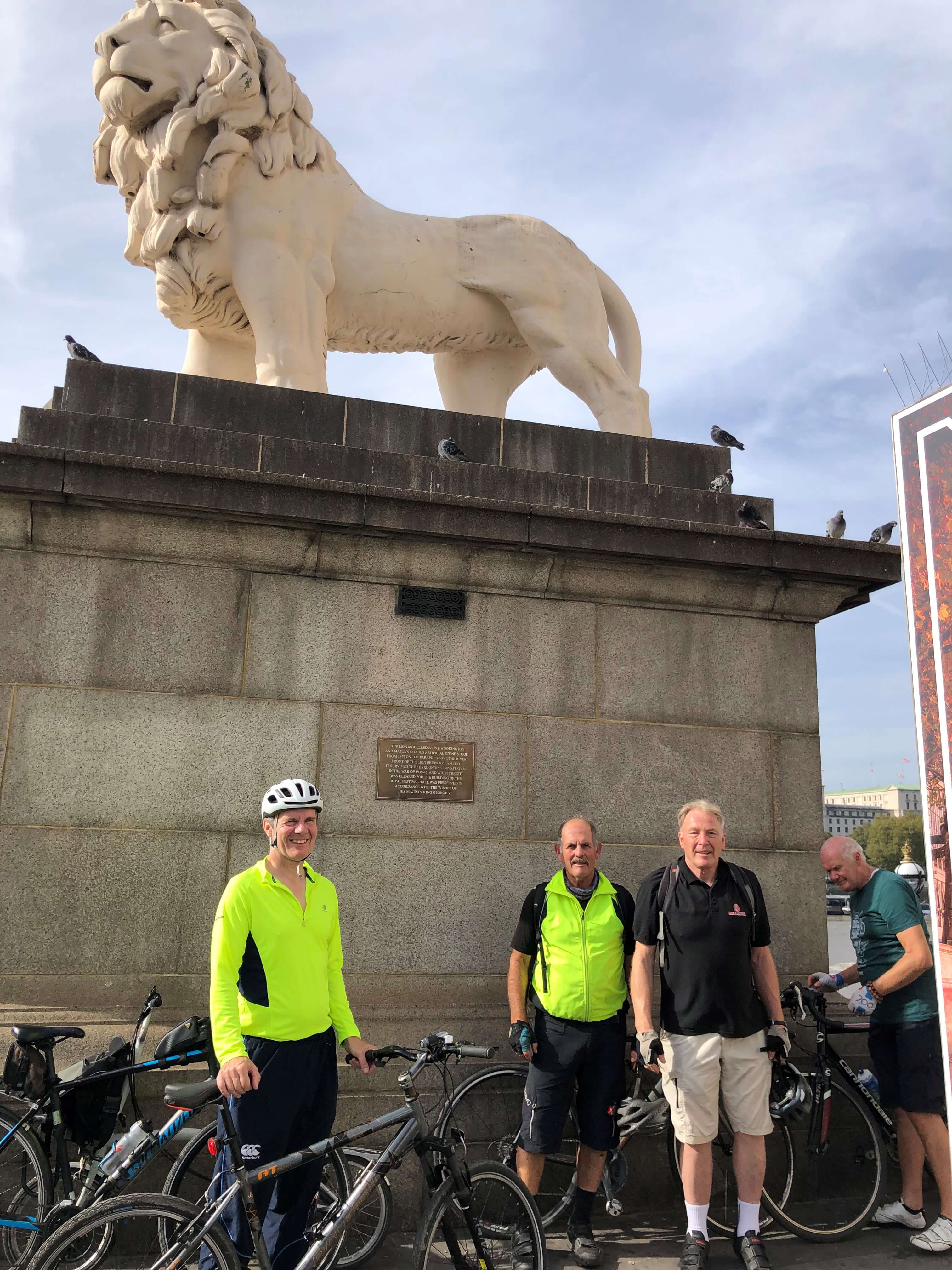 Lion Statue at Westminster Bridge